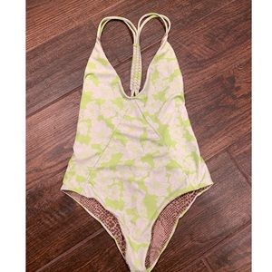 Acacia Venezuela One piece in Neon Magnolia